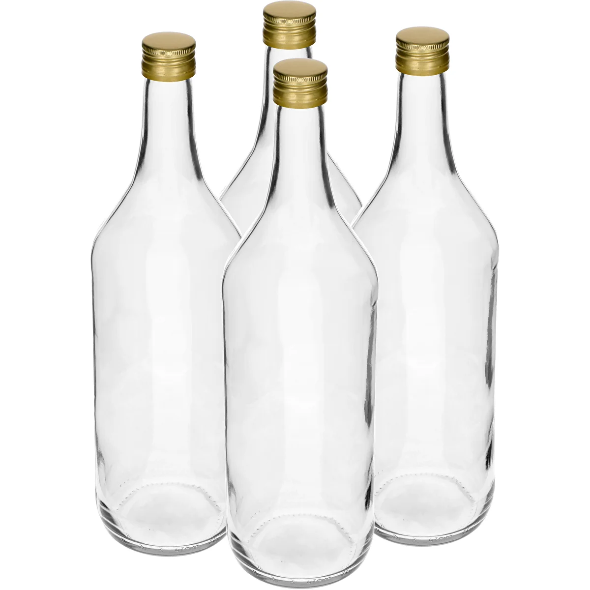 Stołowa 1 L bottle with screw cap - 4 pcs