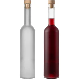 “Frosted” 0.5 L Bottle with Cork, 1 pc. – photo 3
