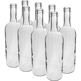 White wine bottle 0.75 L - pack of 8.