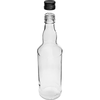 500 ml vodka bottle with black screw cap, 6 pcs. – photo 4