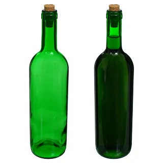 Green 0.75 L wine bottle - 8 pcs shrink-wrap pack – photo 5