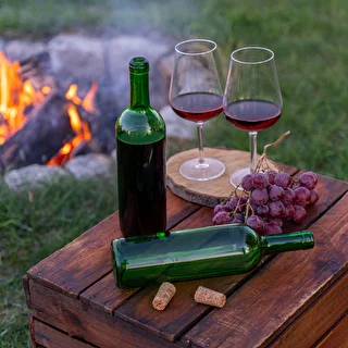 Green 0.75 L wine bottle - 8 pcs shrink-wrap pack – photo 7