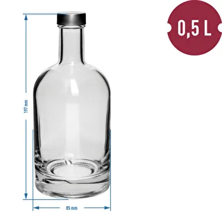 Miss Barku 500 ml Bottle with Screw Cap, 1 piece – photo 2