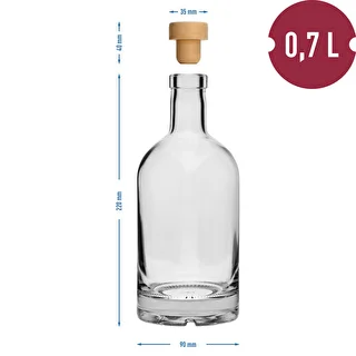 “Miss Drinks Cabinet” bottle with screw cap, 700 ml – photo 6
