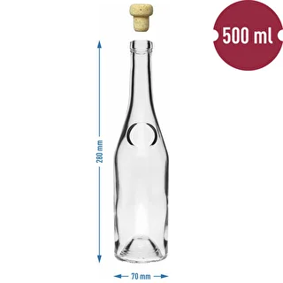 Herbowa 500 ml Bottle with Mushroom-Style Cork, 1 pc. – photo 6