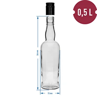 Captain's Bottle 500 ml with Screw Cap, 1 pc. – photo 4