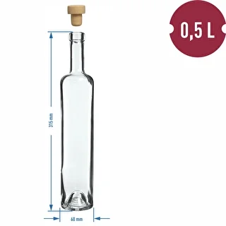 Marina 500 ml Bottle with Cork, 1 piece – photo 4