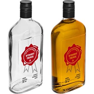 500 ml bottle with screw cap, 'Fine Spirit' print, 1 pc – photo 5