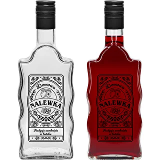 Klasztorna 500 ml Bottle with Screw Cap, 'Nalewka' Print, 1 pc – photo 2