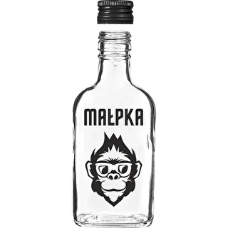 200 ml Flask Bottle with Screw Cap, 'Monkey' Print, 1 pc. – photo 3