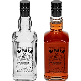 Daniels 500 ml Bottle with Screw Cap, 'Bimber OLD' Print, 1 pc. – photo 3
