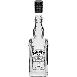 Daniels 500 ml Bottle with Screw Cap, 'Bimber OLD' Print, 1 pc. – photo 2
