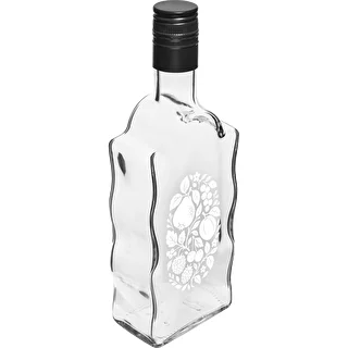 Klasztorna 500 ml Bottle with Screw Cap and "Fruits" Print, Design 1