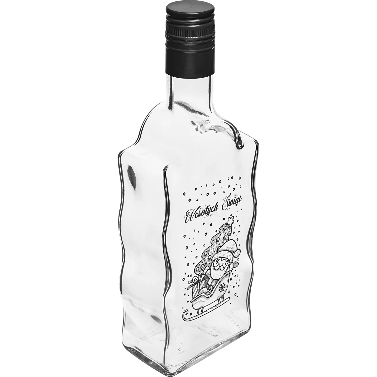 Klasztorna 500 ml Bottle with Screw Cap, “Santa” print, 1 pc.