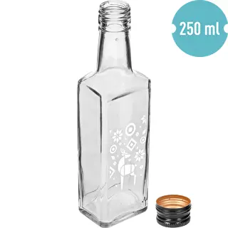 Receptura Bottle, 250 ml with Screw Cap - Christmas Reindeer – photo 4