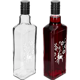 Tynktura Bottle, 500 ml with Screw Cap - Christmas Reindeer – photo 3