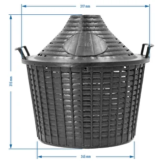 10 L wine demijohn in a plastic basket – photo 6