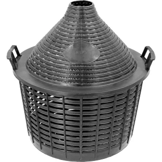 25 L wine demijohn in a plastic basket – photo 3