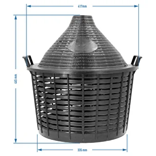 25 L wine demijohn in a plastic basket – photo 6