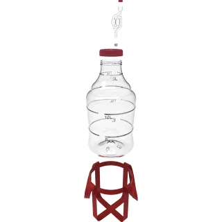 Unbreakable Demijohn - 15 L with braces – photo 2