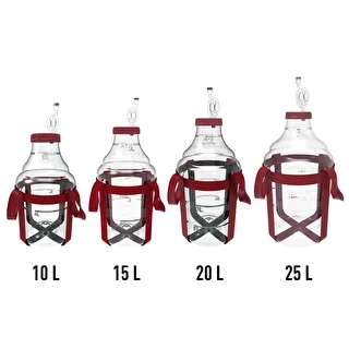 Unbreakable Demijohn - 25 L with braces – photo 7