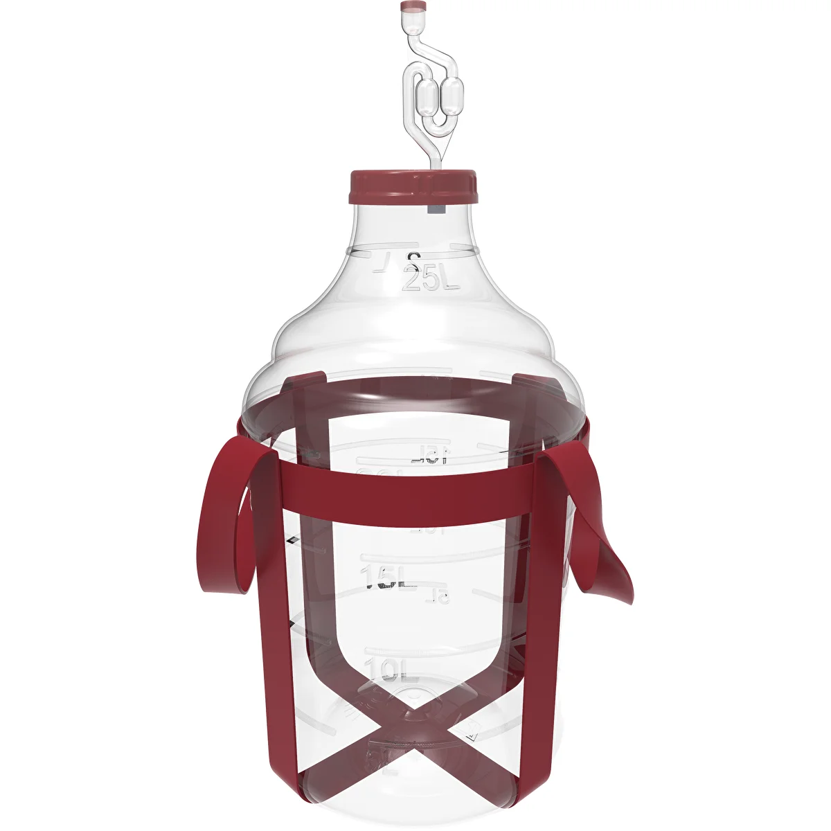 Unbreakable Demijohn - 25 L with braces