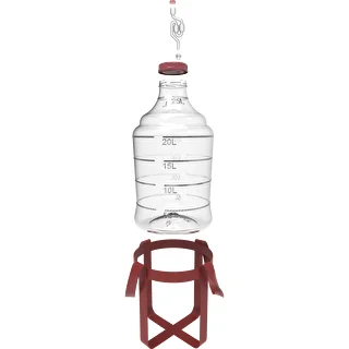 Unbreakable Demijohn - 25 L with braces – photo 3