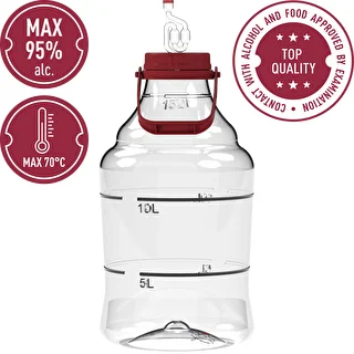 Unbreakable Demijohn - 15 L with handle – photo 5