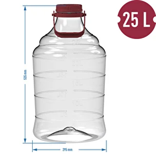 Unbreakable Demijohn - 25 L with handle – photo 6