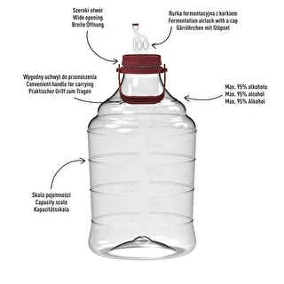 Unbreakable Demijohn - 25 L with handle – photo 4