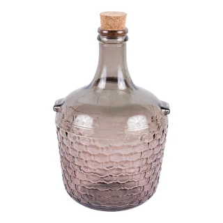 4l brown glass decorative growler / gallon – photo 1