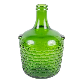 4l green glass decorative growler / gallon – photo 2