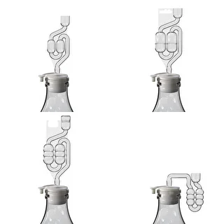 Ø44/48 mm demijohn stopper with a closure – photo 4