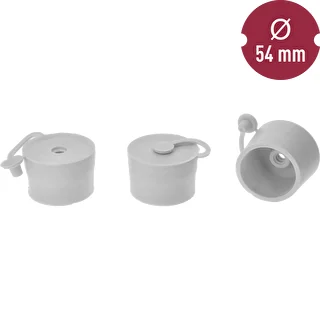 Demijohn rubber stopper / bung with cap Ø54/50 mm – photo 2
