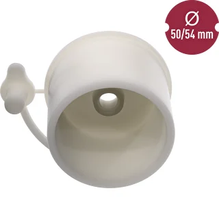Basic winemaking kit: 54 L glass carboy in plastic basket, with stopper and fermentation airlock – photo 3
