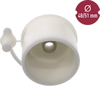 Ø48/51 mm demijohn stopper with a closure – photo 3