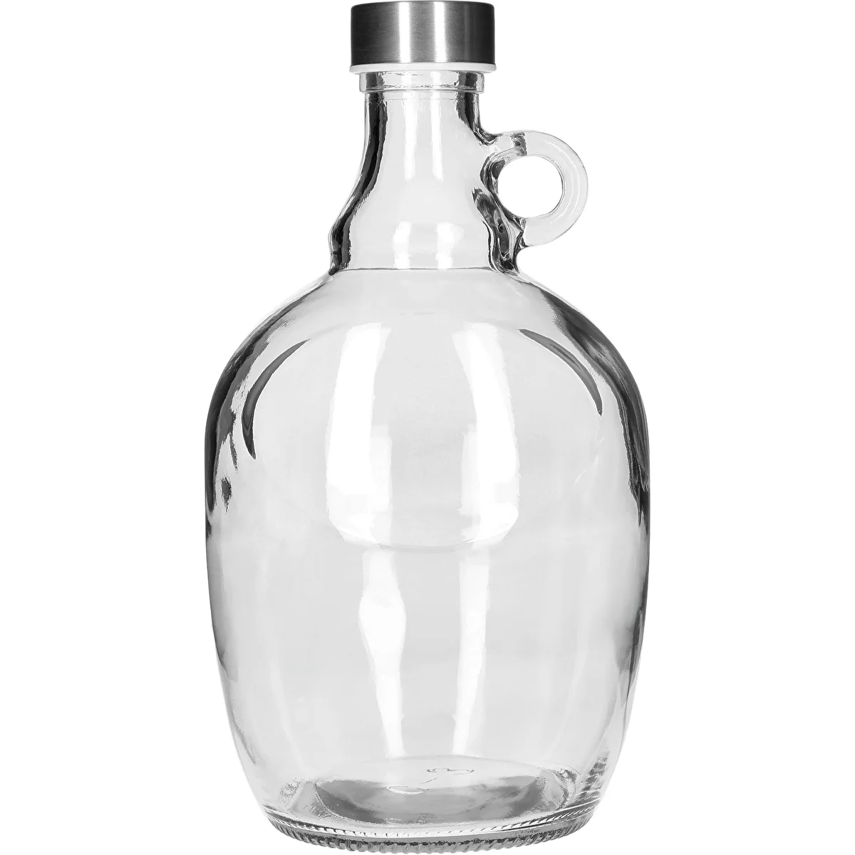 Dama demijohn 1.5 L, with 43 mm metal screw cap and handle