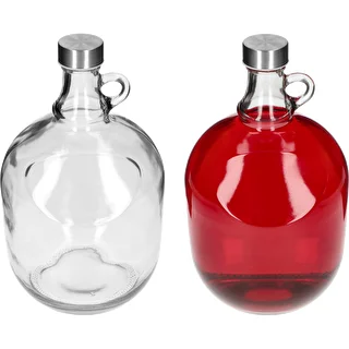 Dama Demijohn 3 L, with 43 mm metal screw cap and handle – photo 4