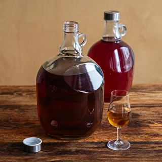 Dama Demijohn 3 L, with 43 mm metal screw cap and handle – photo 6