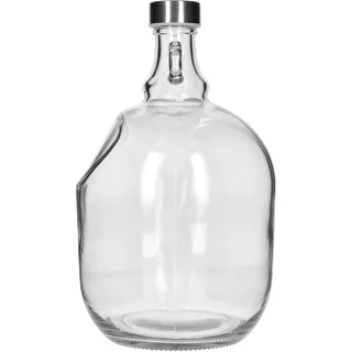 Dama Demijohn 3 L, with 43 mm metal screw cap and handle – photo 2