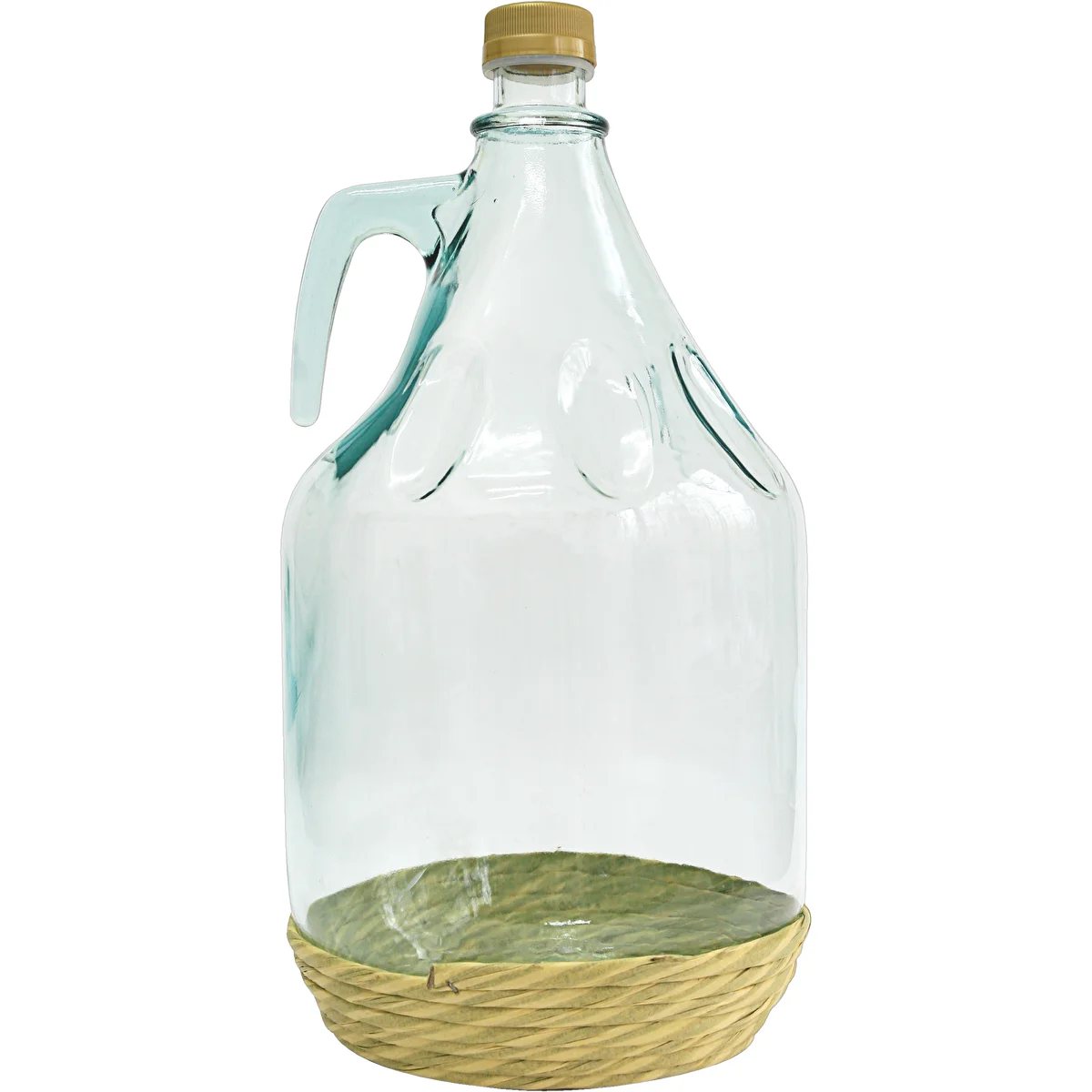 5l wicker wrapped carboy / gallon with screw cap "Dama"