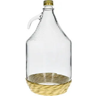 5l wicker wrapped carboy / gallon with screw cap "Dama" – photo 2