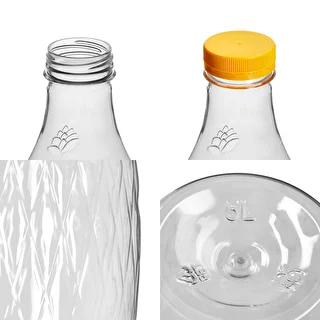 Demijohn Dama 5 L PET, with screw cap – photo 3