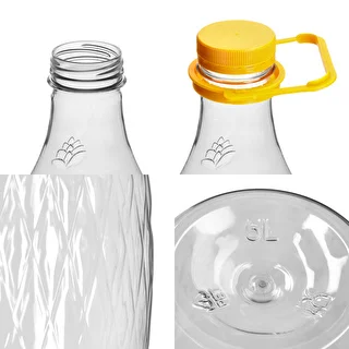 Dama Demijohn 5 L PET, with screw cap and handle – photo 3