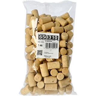 Natural agglomerated straight cork Ø22/38mm , 100pcs. – photo 2
