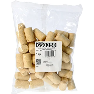 Natural agglomerated straight cork Ø22/38mm , 50pcs. – photo 2