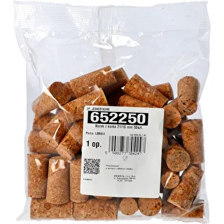 Natural tapered cork Ø16/21mm , agglomerate , 50pcs. – photo 3
