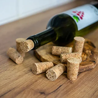 Natural tapered cork Ø18/23mm , agglomerate , 20pcs. – photo 4