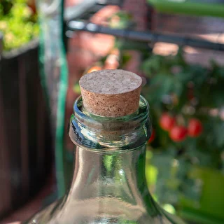 Natural tapered cork Ø37/45 mm , agglomerate – photo 4