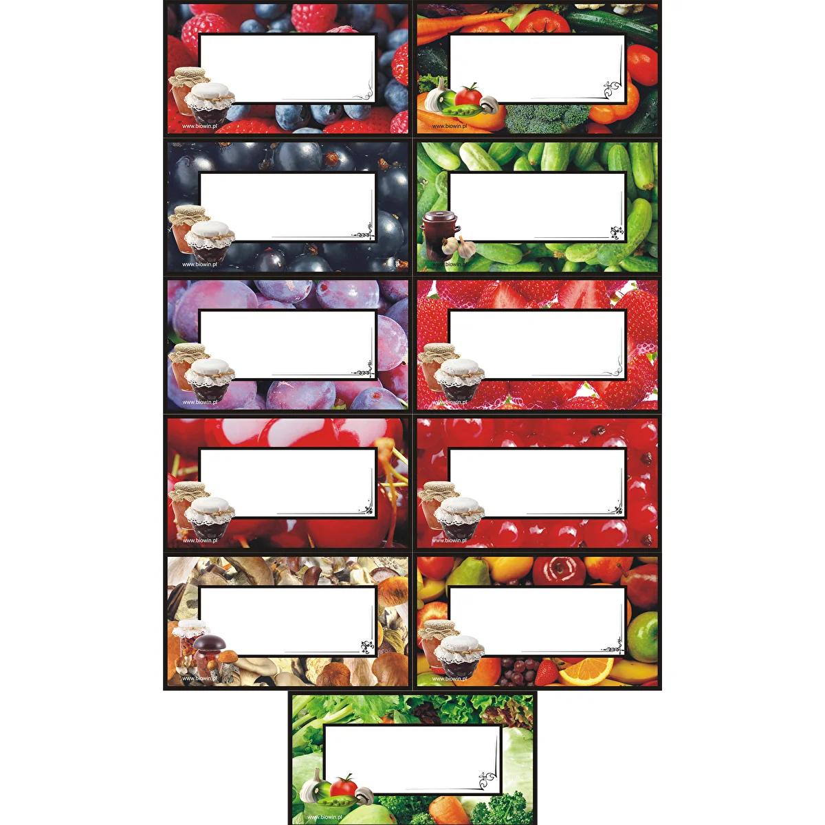 Self Adhesive Preserve Jar labels 30pcs.